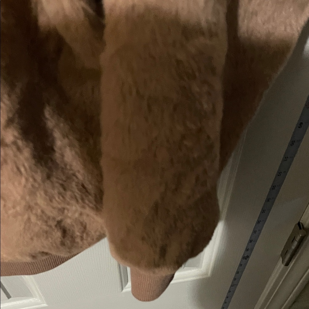 Easel Tan Fuzzy Hoodie Sweatshirt - Picture 10 of 13